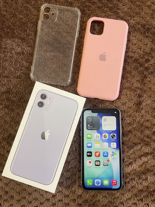 Iphone 11 Purple Перфектен