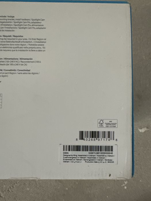 Camera supraveghere Ring Spotlight cam Pro