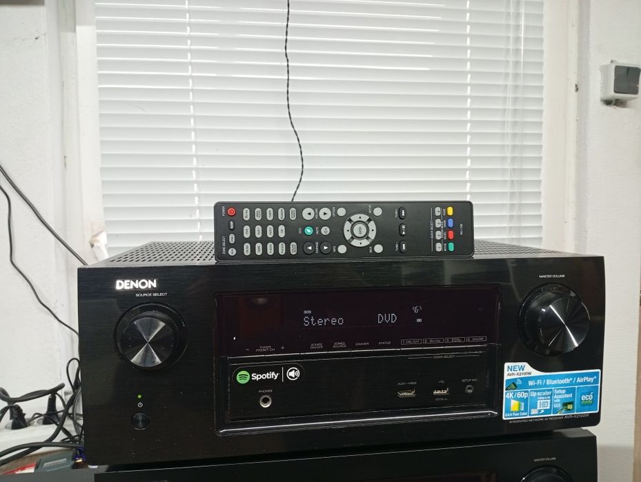 7.2 канален ресивър DENON AVR-X 2100 Bluetooth 4K Wi-fi