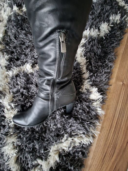 Нови ботуши от естествена кожа ,Sara Pem N 37