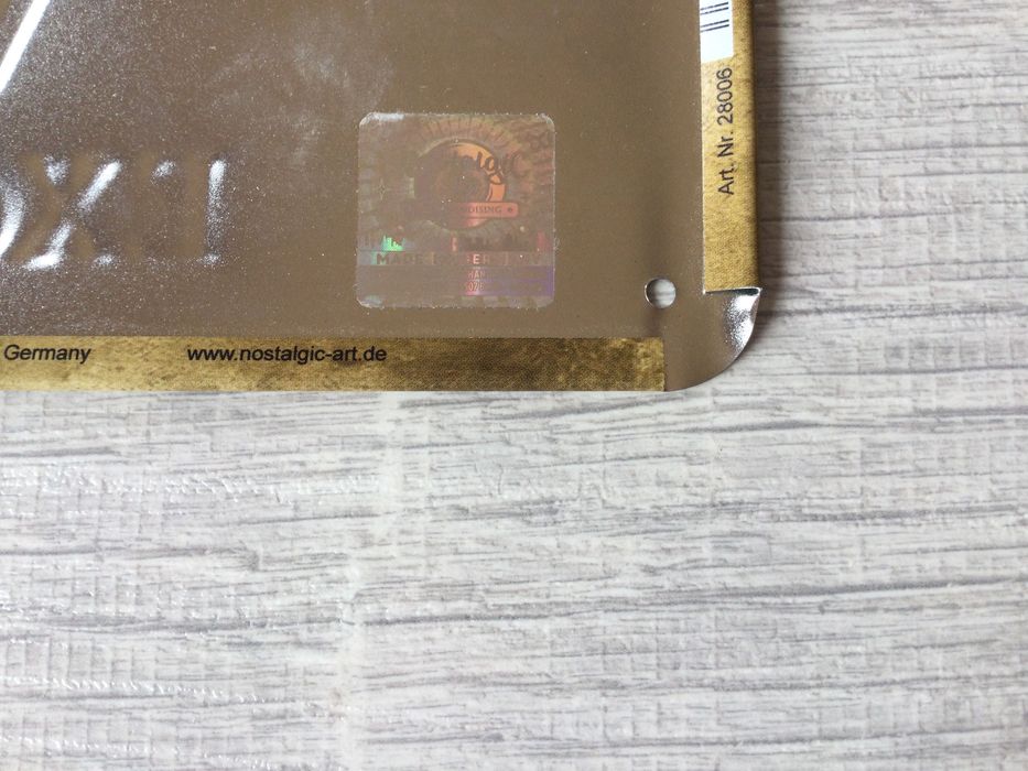 НОВА метална табела за дома VIP Exclusive / ВИП размер 20 х 10 см