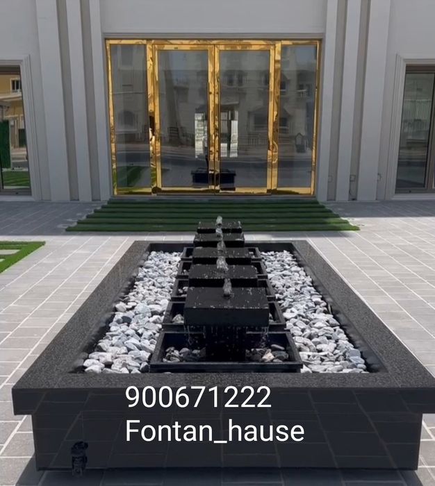 Строительство декоративных фонтанов декоративный водопад .Favoralar,