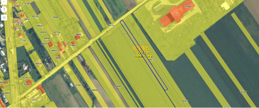 Teren intravilan In Crevedia