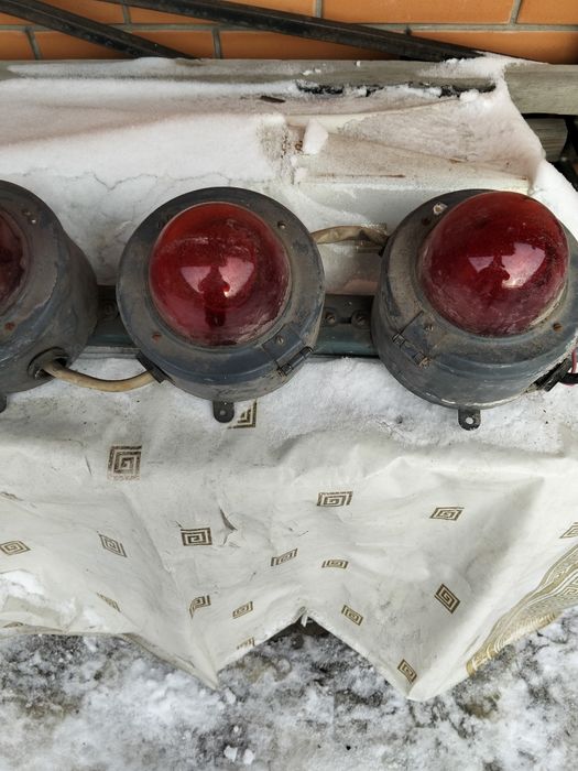 Фонарь красный лампа E27