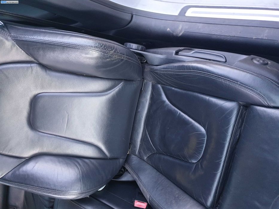 Interior Piele Neagra Fara Incalzire Scaune Fata Stanga Dreapta Bancheta Sezut cu Spatar Audi A5 Coupe 2008 - 2016 [K1472] [K1473] [K1474] [K1475]