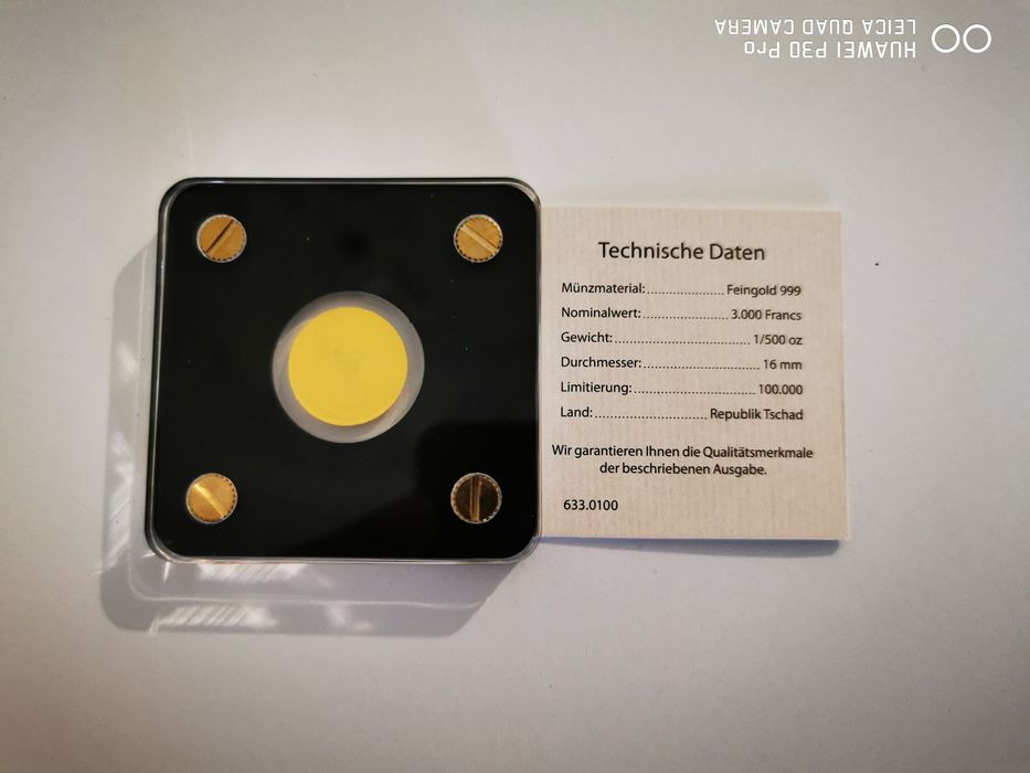 Златна монета, мини вариант, идеална за колекционери или за подарък!