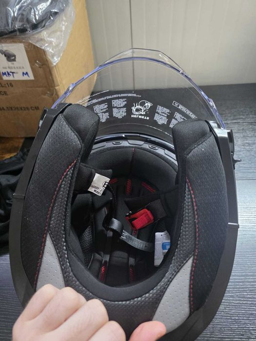 Casca Moto Open Face, Viziera Dubla, Omologata ECE 22.06, Negru Mat - NOUA