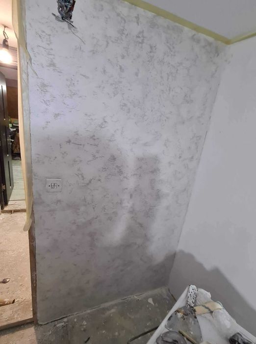 Aplic piatra sparta/pietra spaccata ,vopsea tip stucco, decorativa