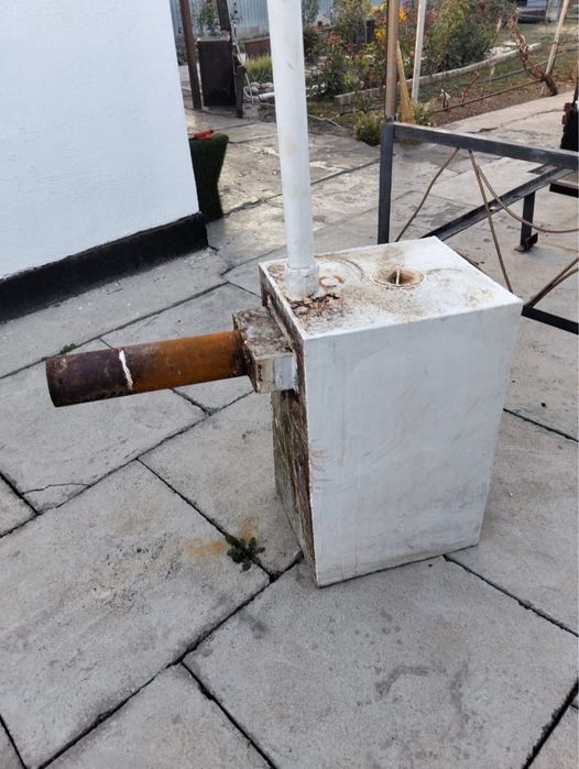 Газовая напольная печь
