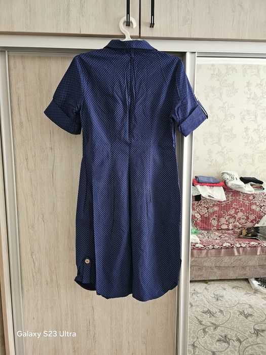 Платье-рубашка на осень-весну 46-48 размер