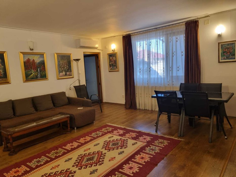 Inchiriez apartament 3 camere, 100mp, in vila, cu terasa si gradina