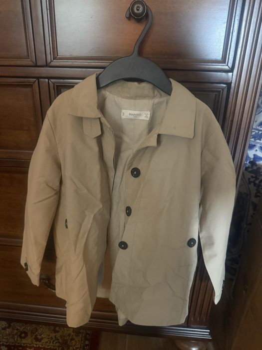 Palton pardesiu trench fetite mango fete copii 7 ani toamna