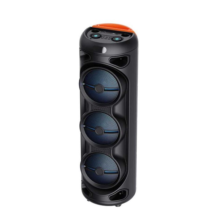 Тонколона караоке с два микрофона / Bluetooth / USB / LED осветление / Домашни партита / Събития и презентации