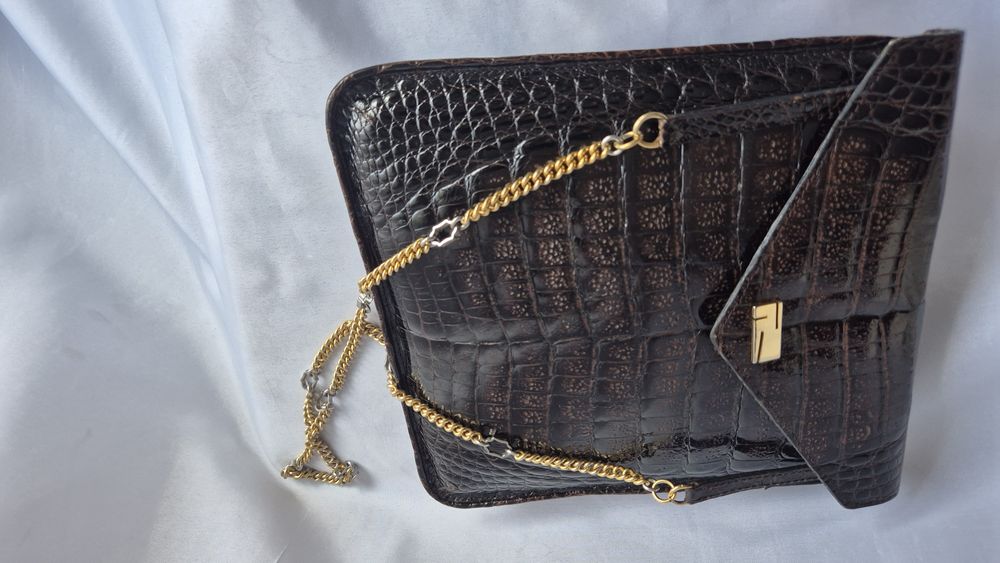 Geanta piele exotica crocodil/aligator