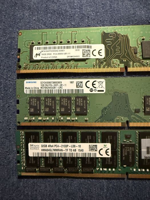 16GB - 32GB DDR4 DIMM памети  за настолен компютър