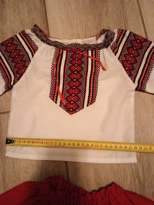 Costum popular/național pentru fetițe 1 an