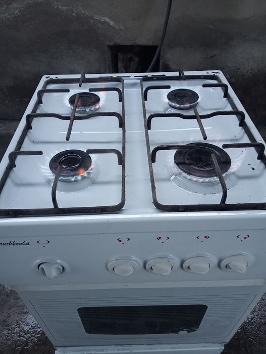 Газ плита   всё отлично работает