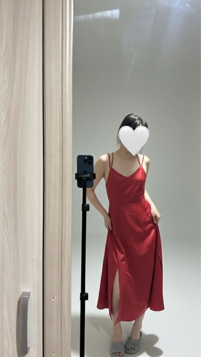 Коасное легкое платье