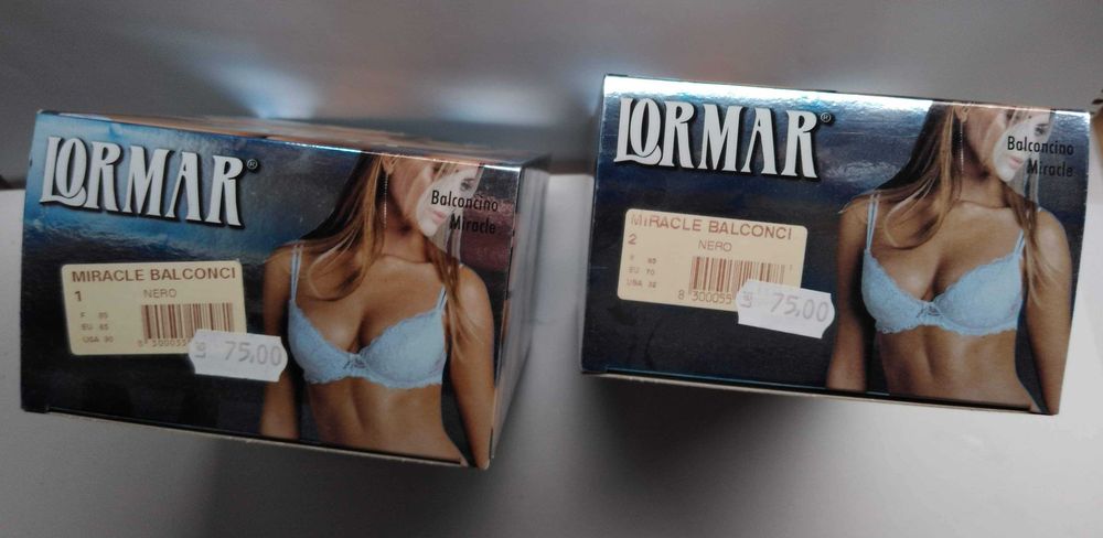 -50% Sutien sutiene LORMAR Miracle marimi 1 si 2 originale Italia.