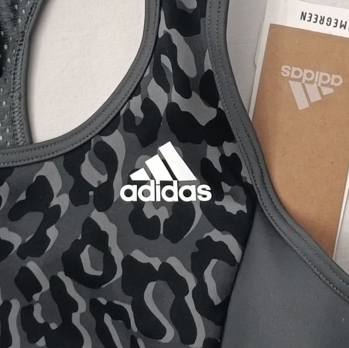 Adidas Designed 2 Move Leopard Bra оригинално бюстие XS Адидас спорт
