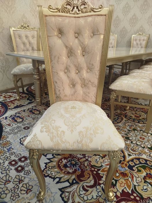 Stol Stul 14 Persona Gold olinganiga kop bomadi Toshkent