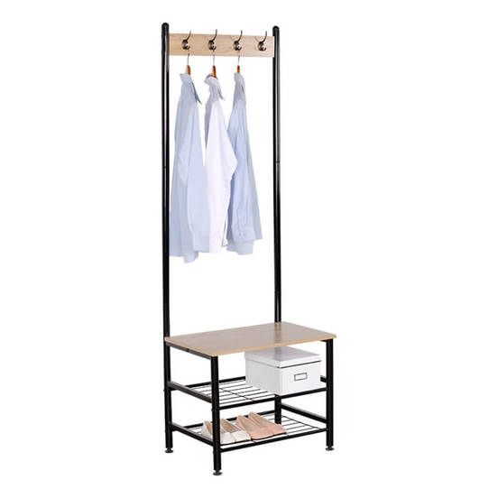 Закачалка с етажерка за обувки