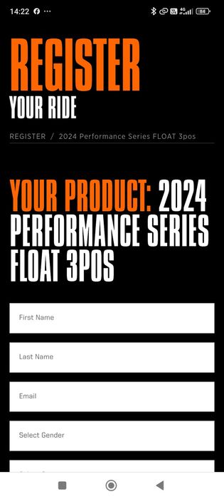 ! Fox float dual piston nou