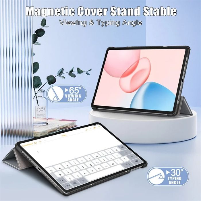 Honor Pad 10 12.1" 2025 / Кожен смарт калъф за таблет