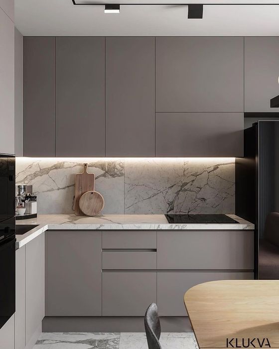 Мебел для кухни мдф крашенний и шпон на заказ