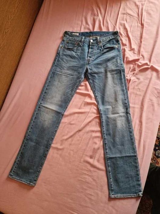 Blugi Levis 501 Albastru Deschis