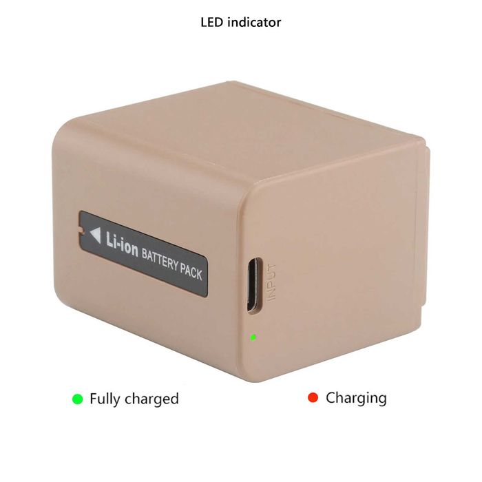 Батерия NP-FV70 за Sony с порт за зареждане