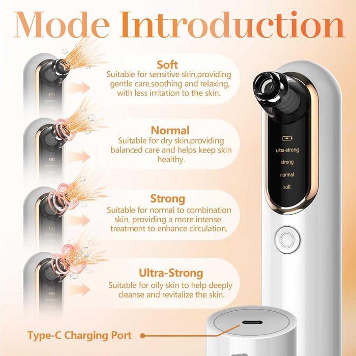 Вакуумен уред за почистване на пори,премахване на черни точки, подарък