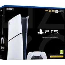 Playstation 5 Slim Digital Edition + Spider Man Панел  Нови 24 м гар.