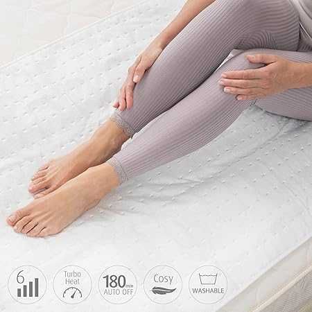 Единично електрическо одеяло Medisana HU 662, с Oeko-Tex® Standard 100 материя + Tермометър Ecomed TM 60 E
