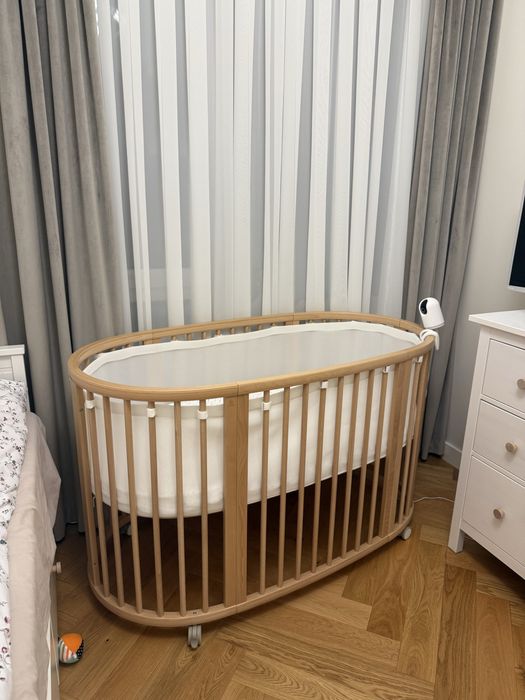 Patut Stokke Sleepi + saltea + accesorii