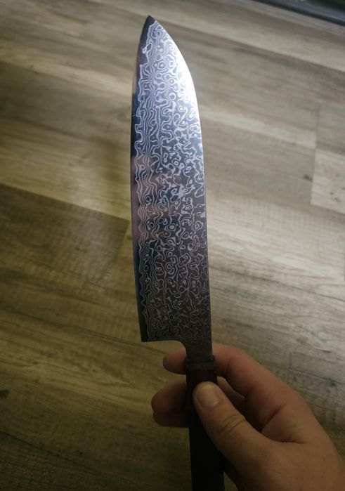Cutit santoku otel damasc