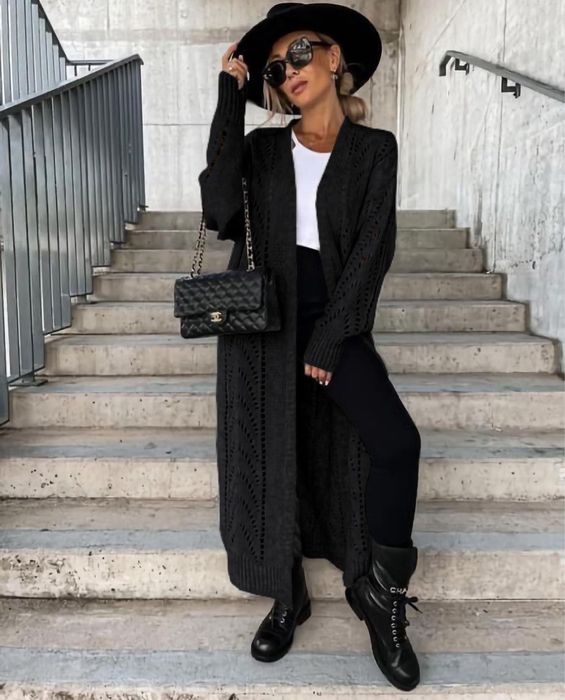 Дълга жилетка