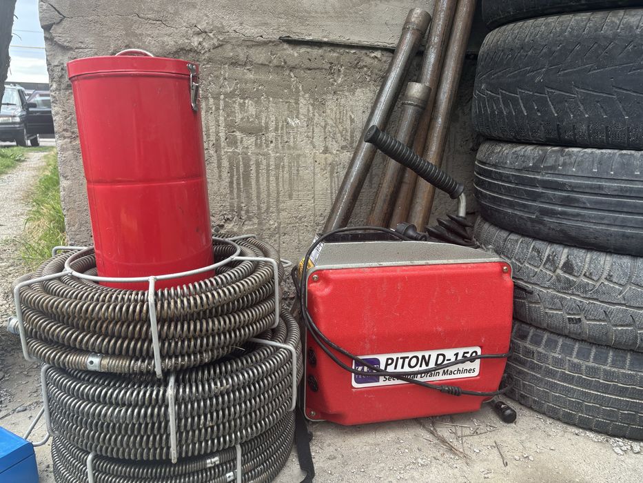 Посейдон прочистная машинка Piton D-150 BS 0.57 кВт 3000 см