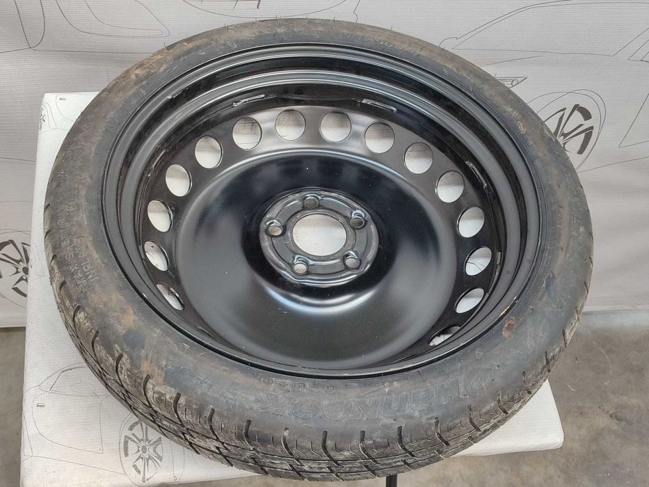 Roată de rezervă slim 5x112 T125/70 R19 DOT 1411 Audi A5 Sportback Cod:8K0601027D (3D)