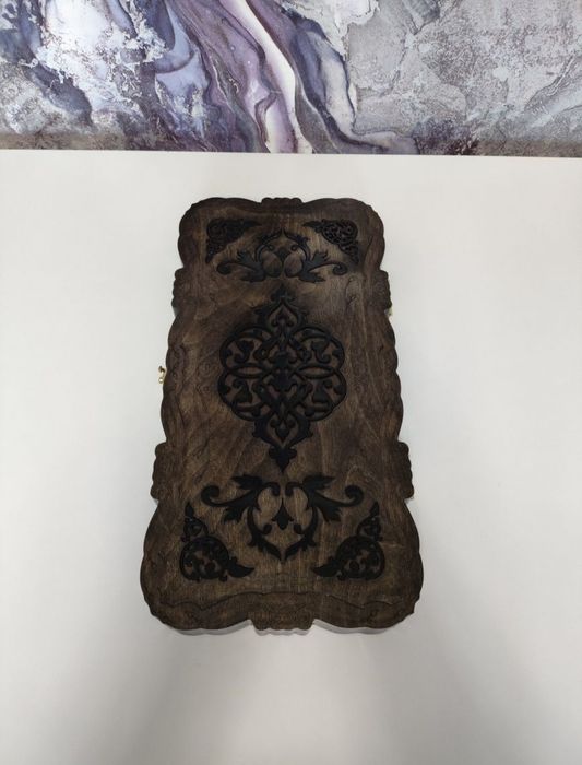 Нарды. Ручная работа. Внутри стекло