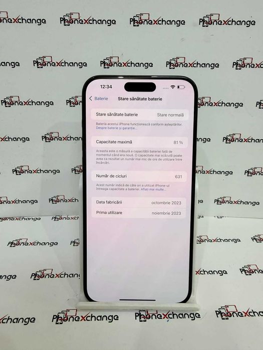 iPhone 15 Pro Max Black 256GB Neverlocked