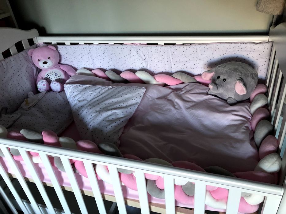 Дървена бебешка/ детска кошара Azzurra Design