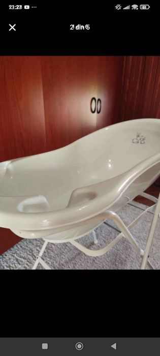 Cadă bebe, cu suport