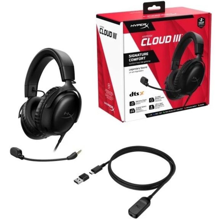 HyperX Cloud 3 wired Black