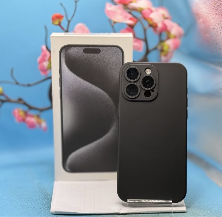 ГАРАНЦИОНЕН!!! Apple iPhone 15 Pro Max, 256GB, 5G, Black Titanium