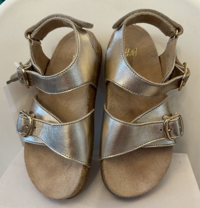 НОВИ кожени сандали и гуменки( пантофи) H&M. Н-р 28