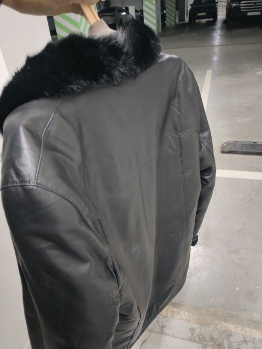 Дубленка кожанная