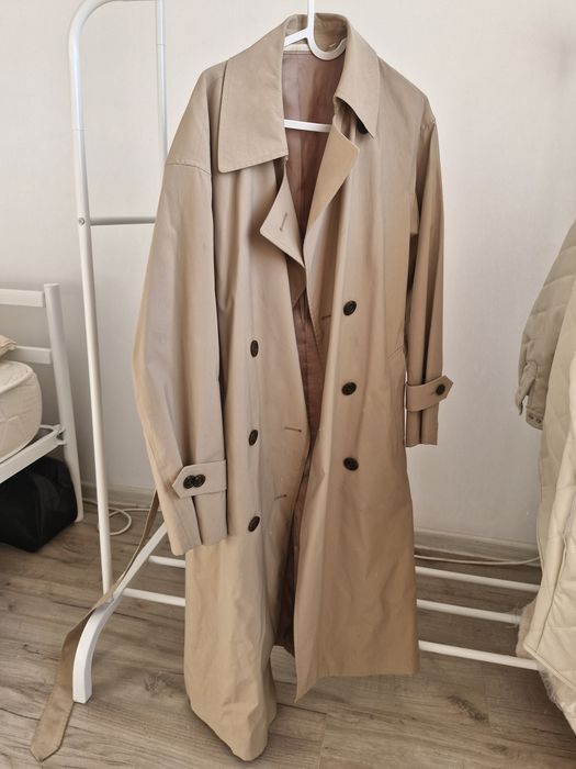 Тренч бежевый Uniqlo