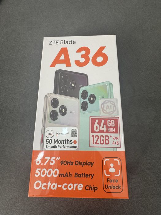 Продам новый ZTE Blade A36