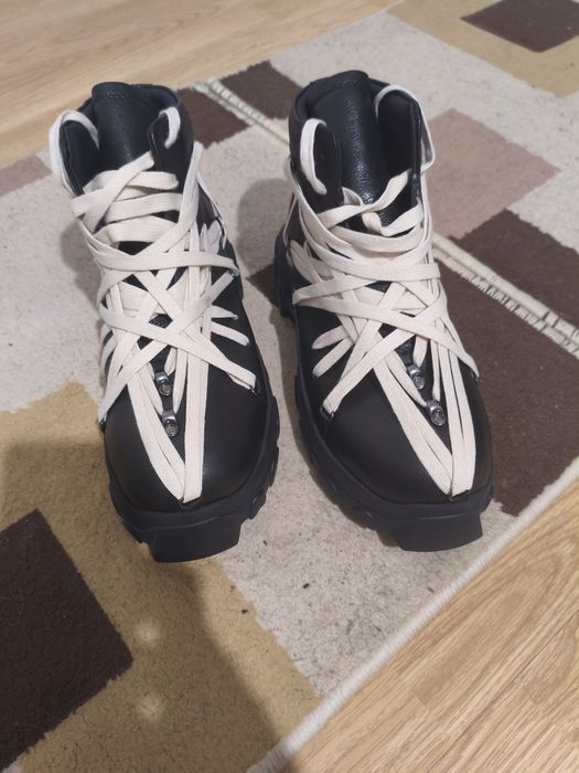 Rick Owens FW20 Tecuatl Megalace Bozo Tractor Boot